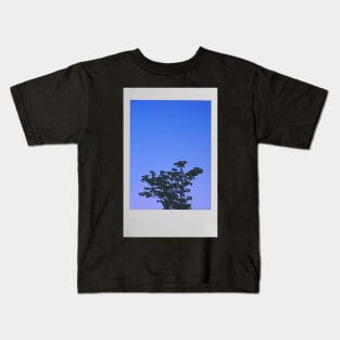 Tree in the Purple Night Sky Instant Photo (Purple People Eater) Kids T-Shirt